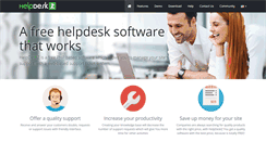 Desktop Screenshot of helpdeskz.com